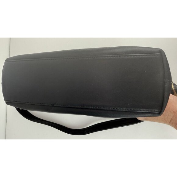 Vintage COACH 9059 Glove Tanned Leather Legacy Shoulder Hobo Purse Y2K Black - Picture 8 of 15